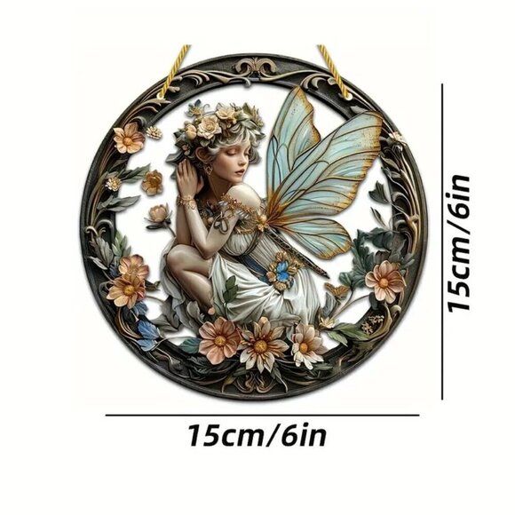 Enchanting Elf Fairy Acrylic Window Decor Suncatcher - Picture 4 of 9